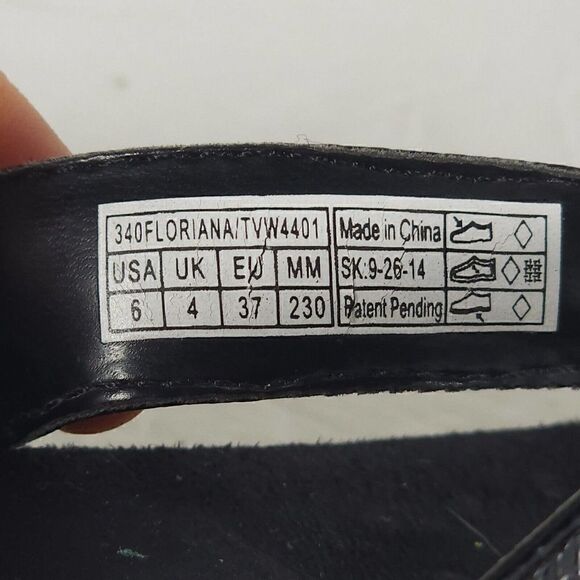 Vionic Women's Floriana US 6 Black Embellished Orthaheel Thong Sandals - Picture 13 of 13